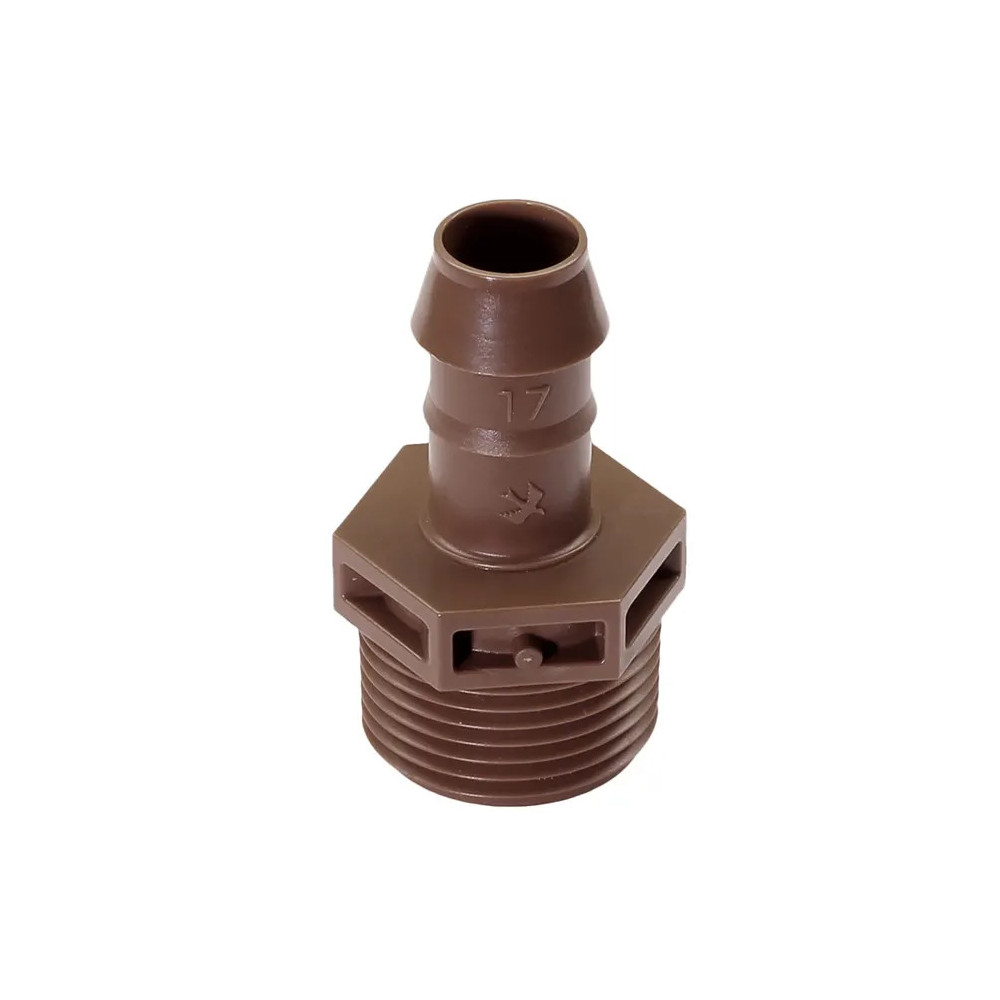 Racord drept 17X3/4 FE picurare Racord drept 17X3/4 FE picurare