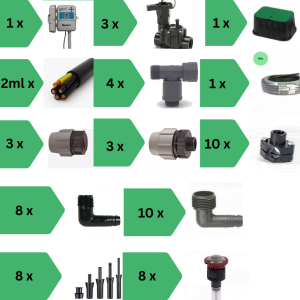 Kit irigare 100mp aspersoare