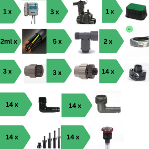 Kit irigare 200mp aspersoare